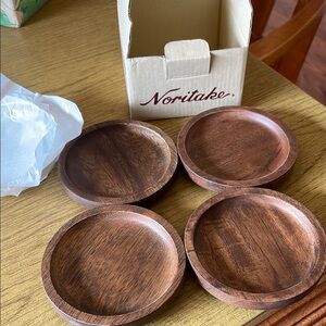 Noritake Kona coasters set of 4